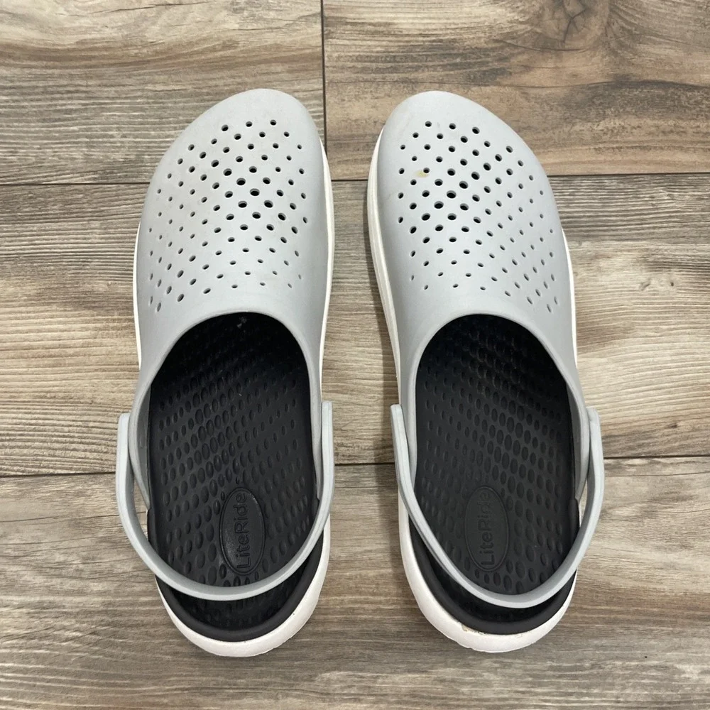 Crocs InMotion Clogs Atmosphere Mens Size 13 Gray Comfort Mules 209964-410